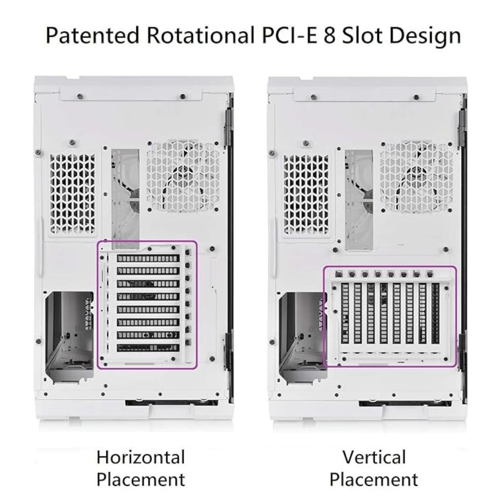 Thermaltake View 51 Tempered Glass ARGB Snow Edition E-ATX Full Tower PC Gaming Case