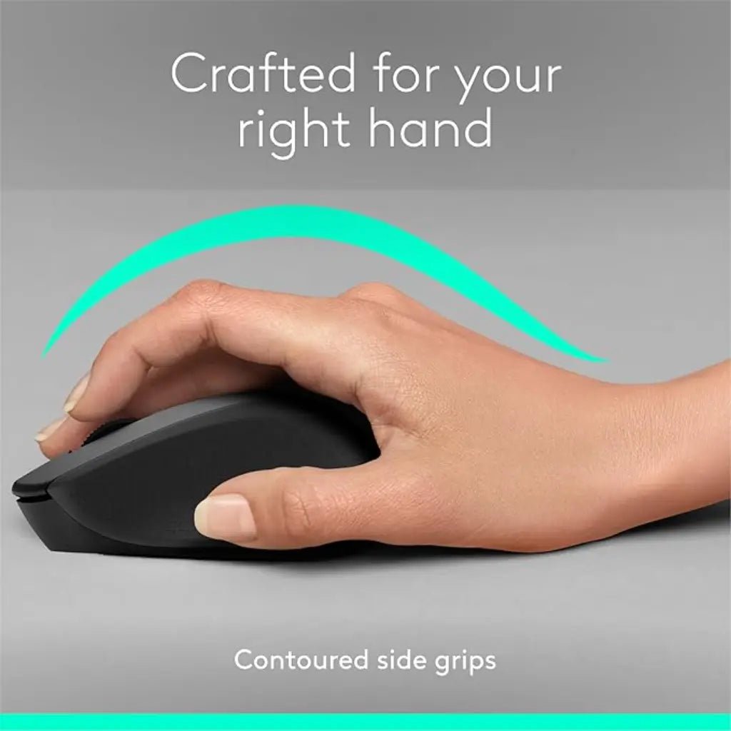 Logitech M331 Silent Plus 2.4GHz Wireless Optical Mouse with USB Nano Receiver