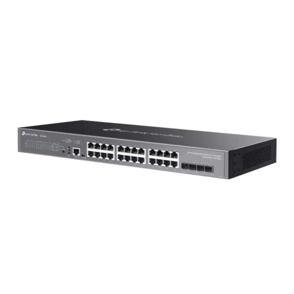 TP-Link Omada SG5428X 24-Port Gigabit L3 Managed Switch with 4x 10G SFP+ Uplinks and Stacking Capability