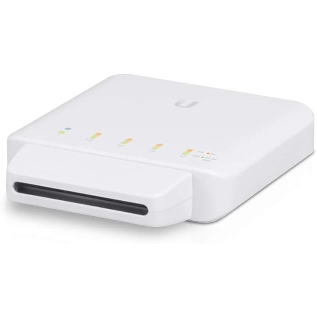 Ubiquiti UniFi Switch Flex (USW-FLEX) 5-Port Layer 2 PoE Managed Indoor/Outdoor Switch