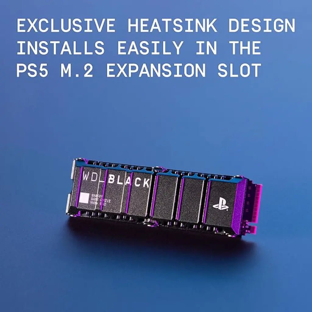WD_BLACK SN850P 1TB NVMe PCIe Gen4 M.2 2280 Internal Gaming SSD with Heatsink