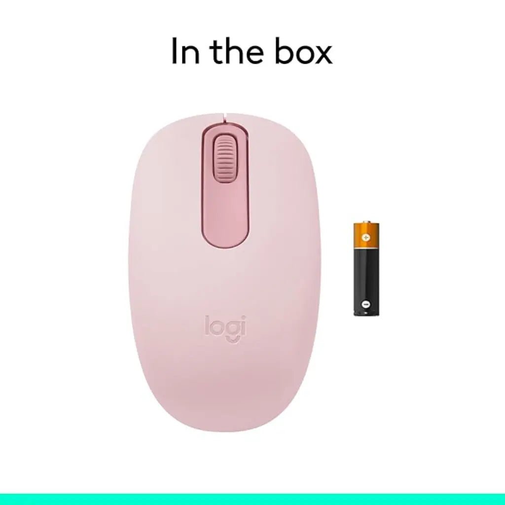 Logitech M196 Compact Bluetooth Wireless Optical Mouse - Rose