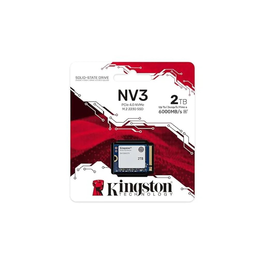 Kingston NV3 2TB M.2 2230 PCIe 4.0 NVMe Internal SSD - High Performance Storage