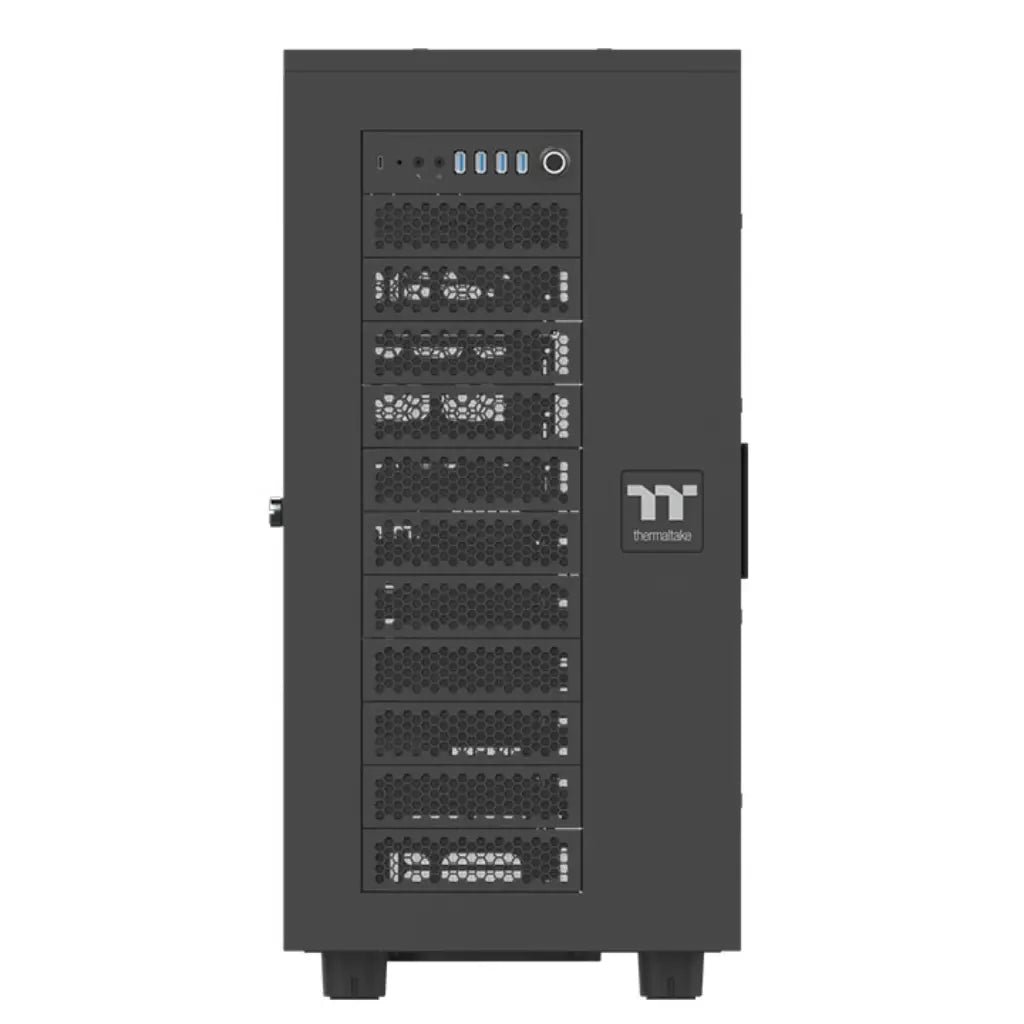 Thermaltake AX700 TG Tempered Glass Super Tower XL-ATX Computer Case with Expandable Modular Design