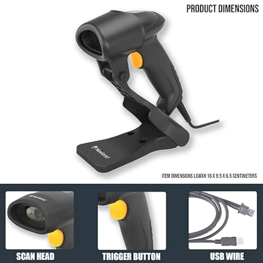 Newland HR3280-S5 2D Megapixel Handheld Corded Barcode Scanner