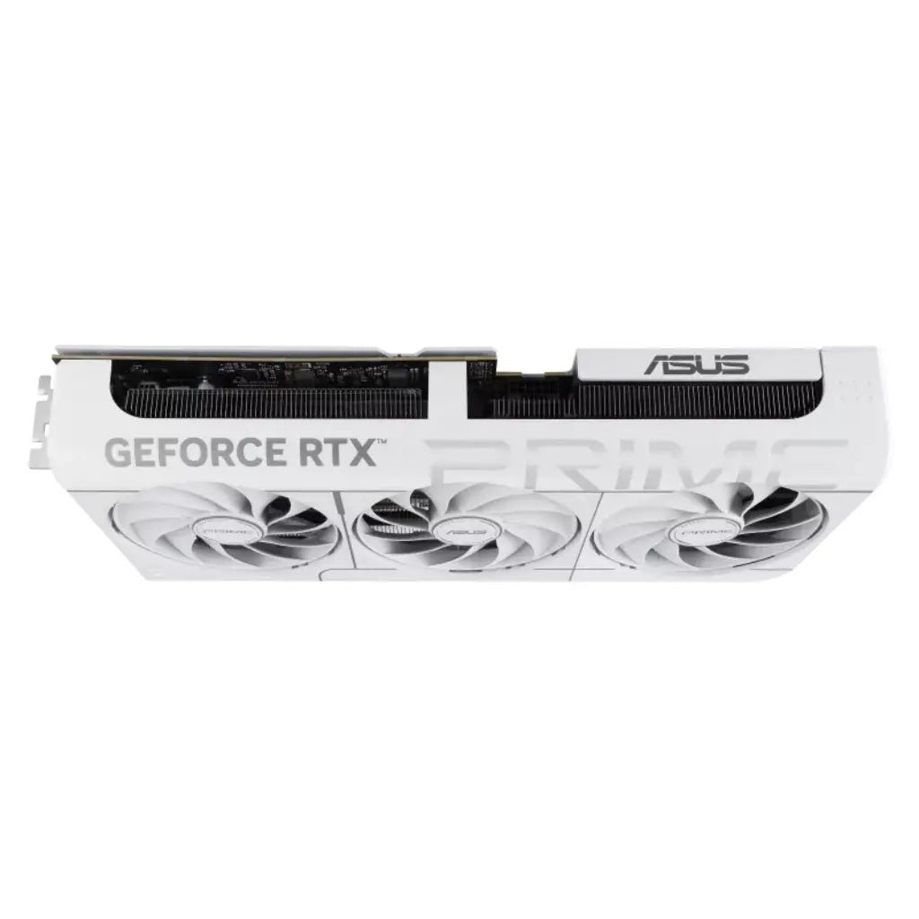 ASUS Prime NVIDIA GeForce RTX 5070 White Overclocked Edition 12GB GDDR7 PCIe 5.0 Gaming Graphics Card