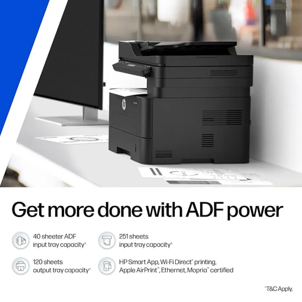 HP LaserJet Pro 323sdnw Wireless All-in-One Monochrome Laser Printer with Automatic Duplex Printing