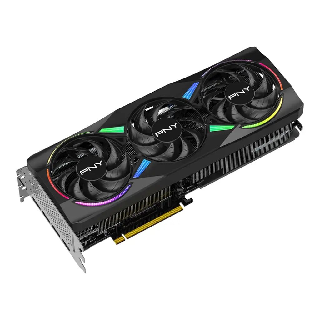 PNY GeForce RTX 5070 Ti 16GB GDDR7 ARGB Overclocked Triple Fan Gaming Graphics Card