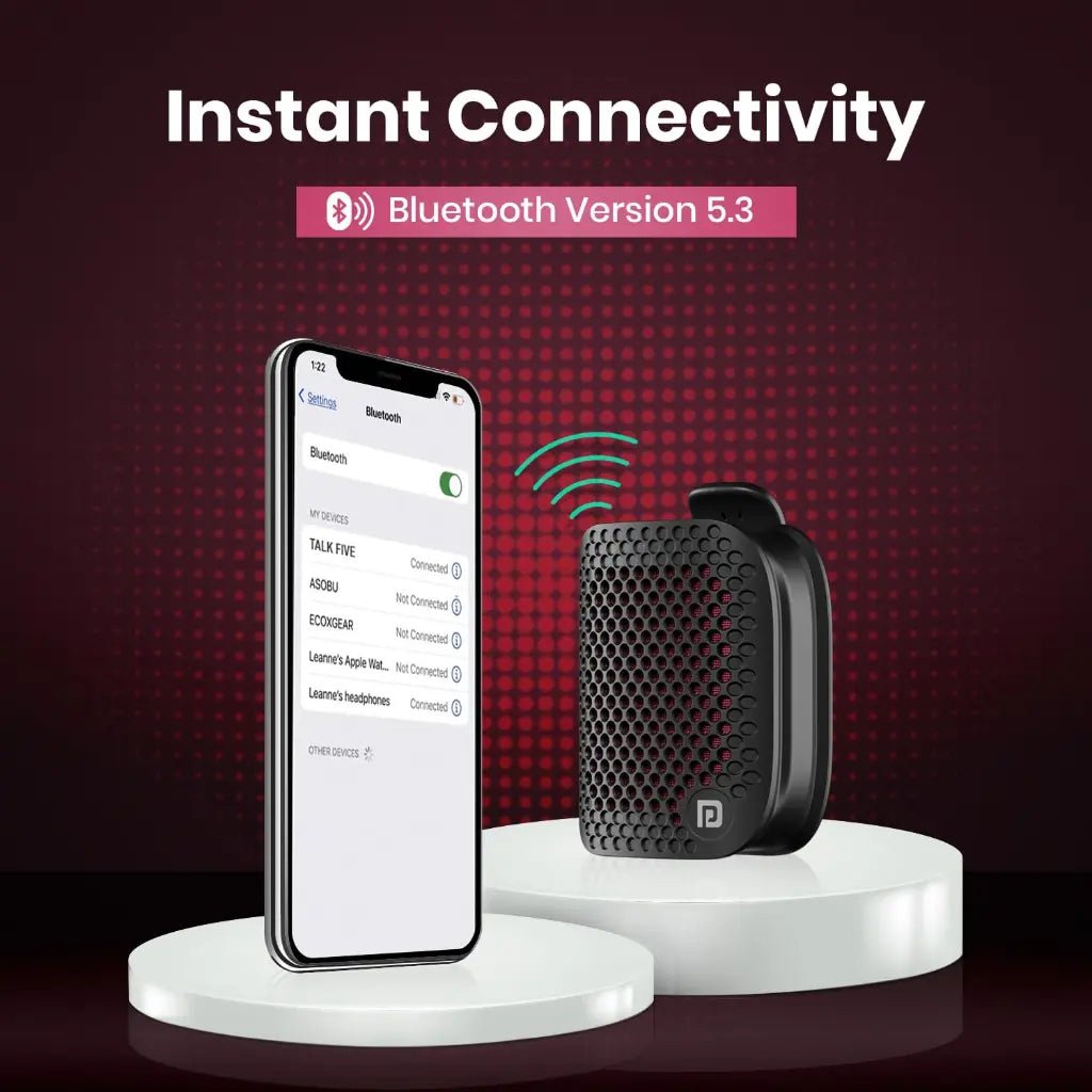 Portronics Talk Five POR 2713 Portable Wearable Bluetooth 5.3 Speaker with 3W Output