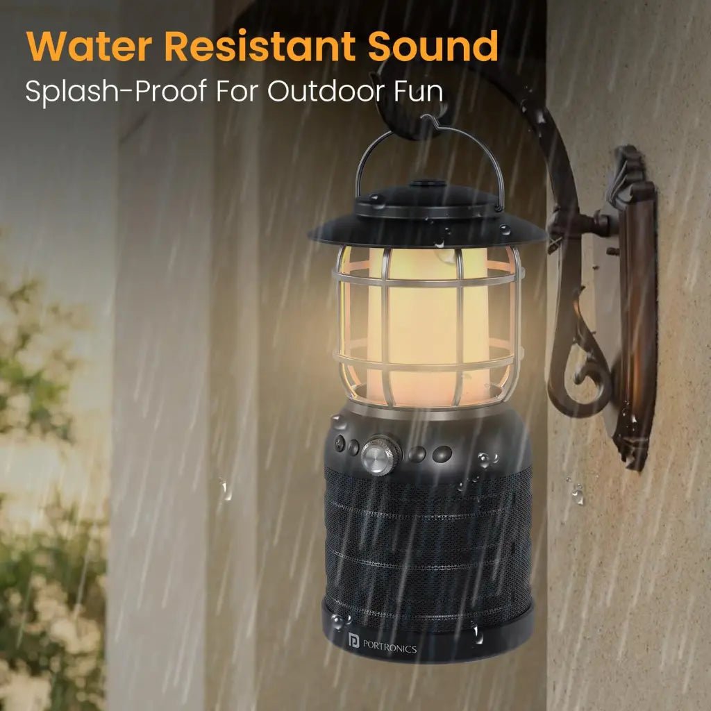 Portronics iLumi II 16W Bluetooth 5.3 Portable Speaker with Integrated LED Lamp