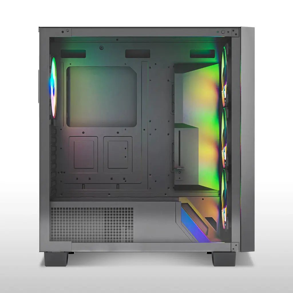 ProLab Design AI848 ARGB Mid-Tower ATX Workstation Cabinet with 4x140mm Fans and USB-C