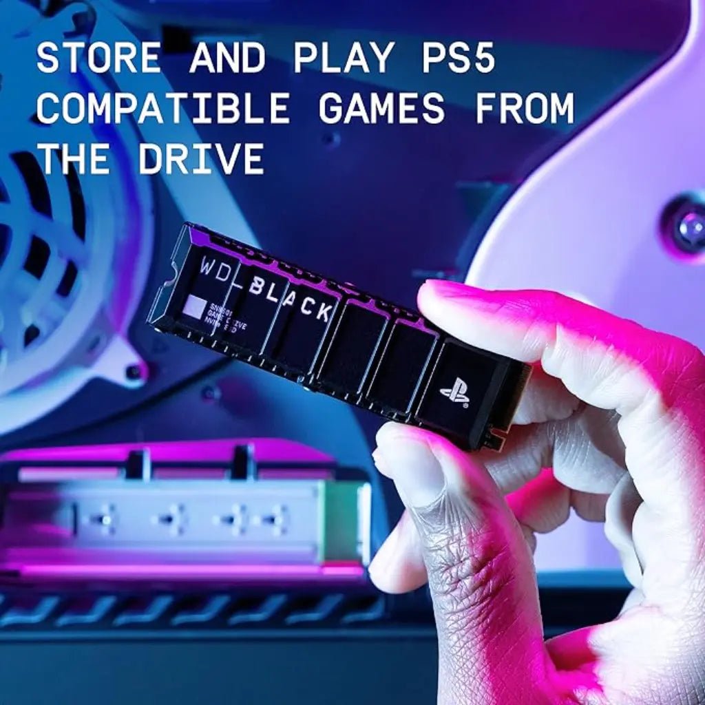 WD_BLACK SN850P 2TB NVMe PCIe Gen4 M.2 Internal Gaming SSD with Integrated Heatsink