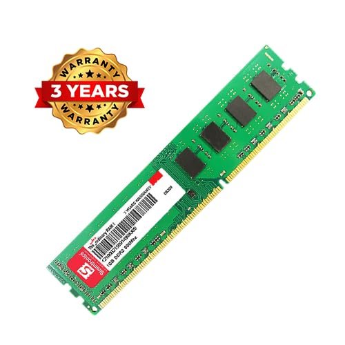Simmtronics 1GB DDR2 800MHz Desktop RAM Memory Module with 3-Year Warranty