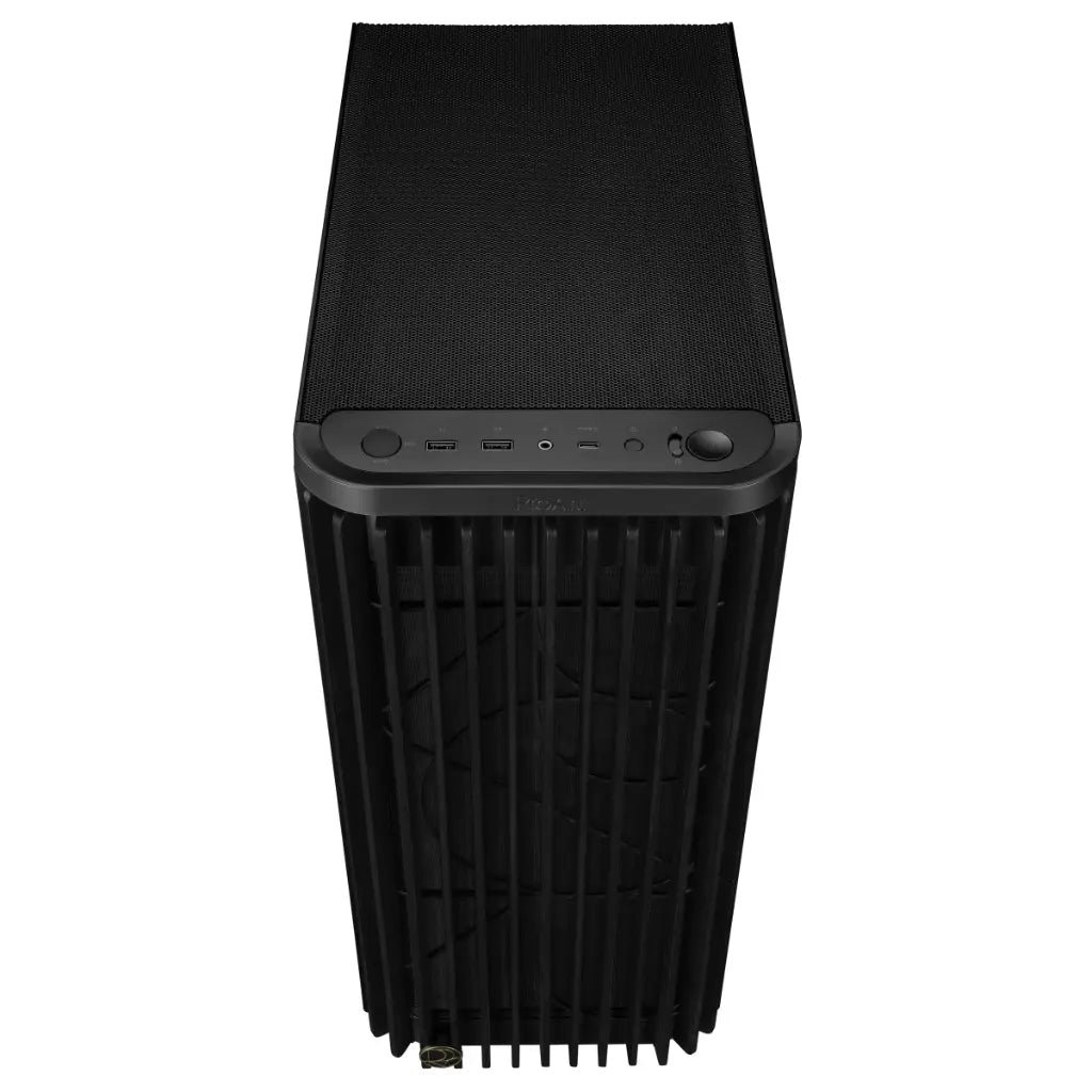 ASUS ProArt PA401 Tempered Glass ATX Mid Tower PC Case - Wood Edition