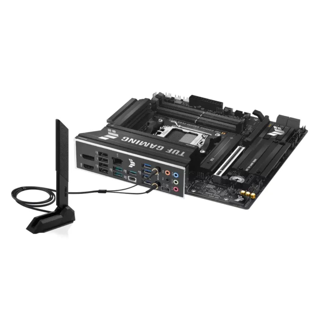 ASUS TUF GAMING B850M-PLUS WIFI AMD AM5 DDR5 Micro-ATX Motherboard with Wi-Fi 6E Support