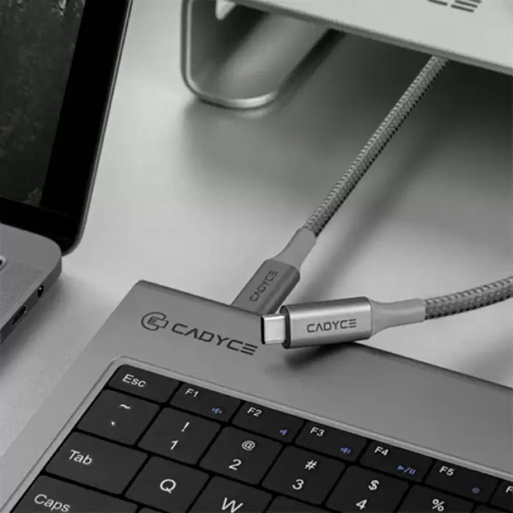 Cadyce CA-C2C 2-Meter USB-C to USB-C Fast Sync and Charge Cable - CADMiUM Space Gray