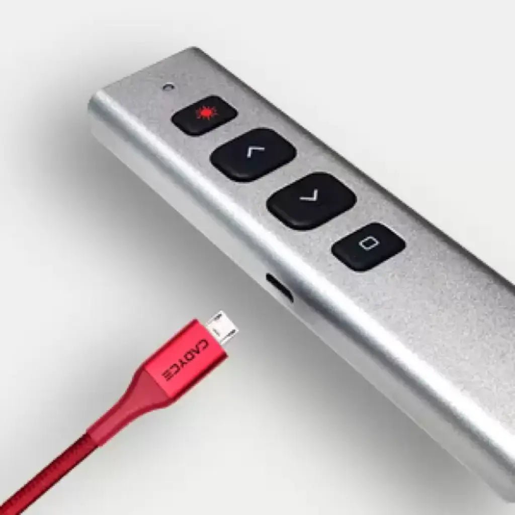 Cadyce CA-PPTR1 Wireless Presentation Pointer with Red Laser and 30-Meter Range