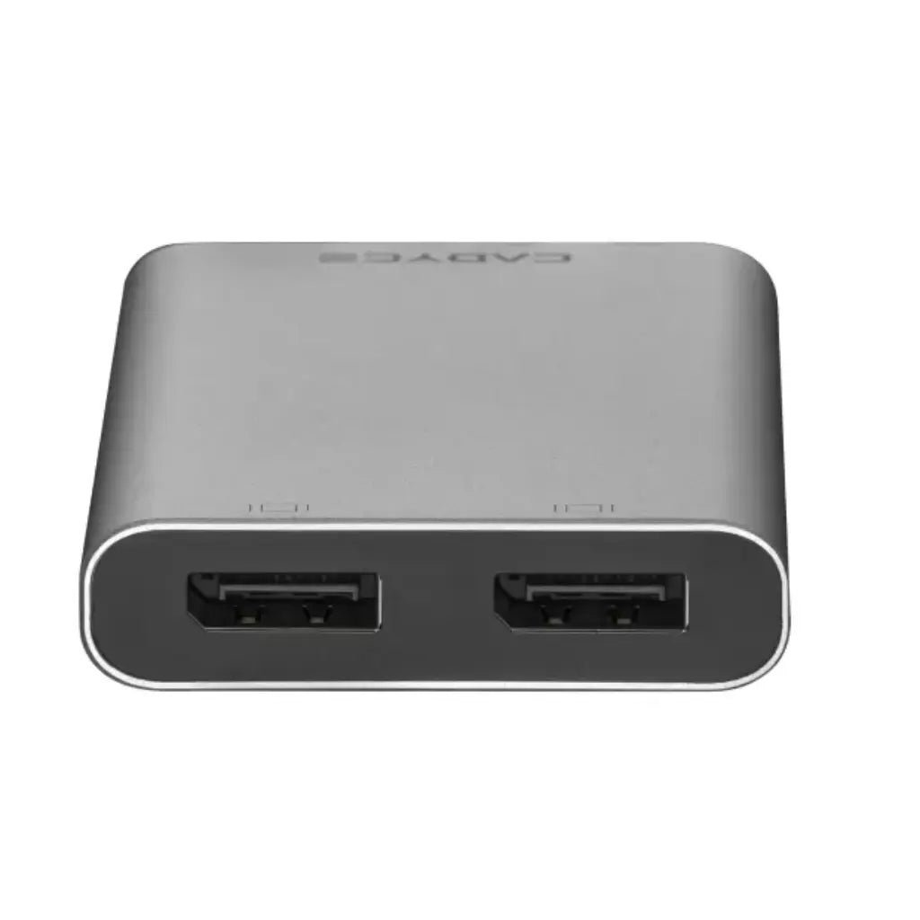 Cadyce CA-T3DP Thunderbolt 3 to Dual DisplayPort Adapter - Supports Dual 4K or Single 5K Resolution