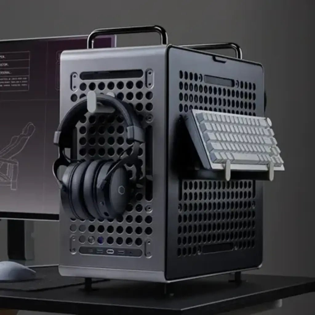 Cooler Master QUBE 540 Stardust Iron ATX Mid-Tower PC Case with Modular Design