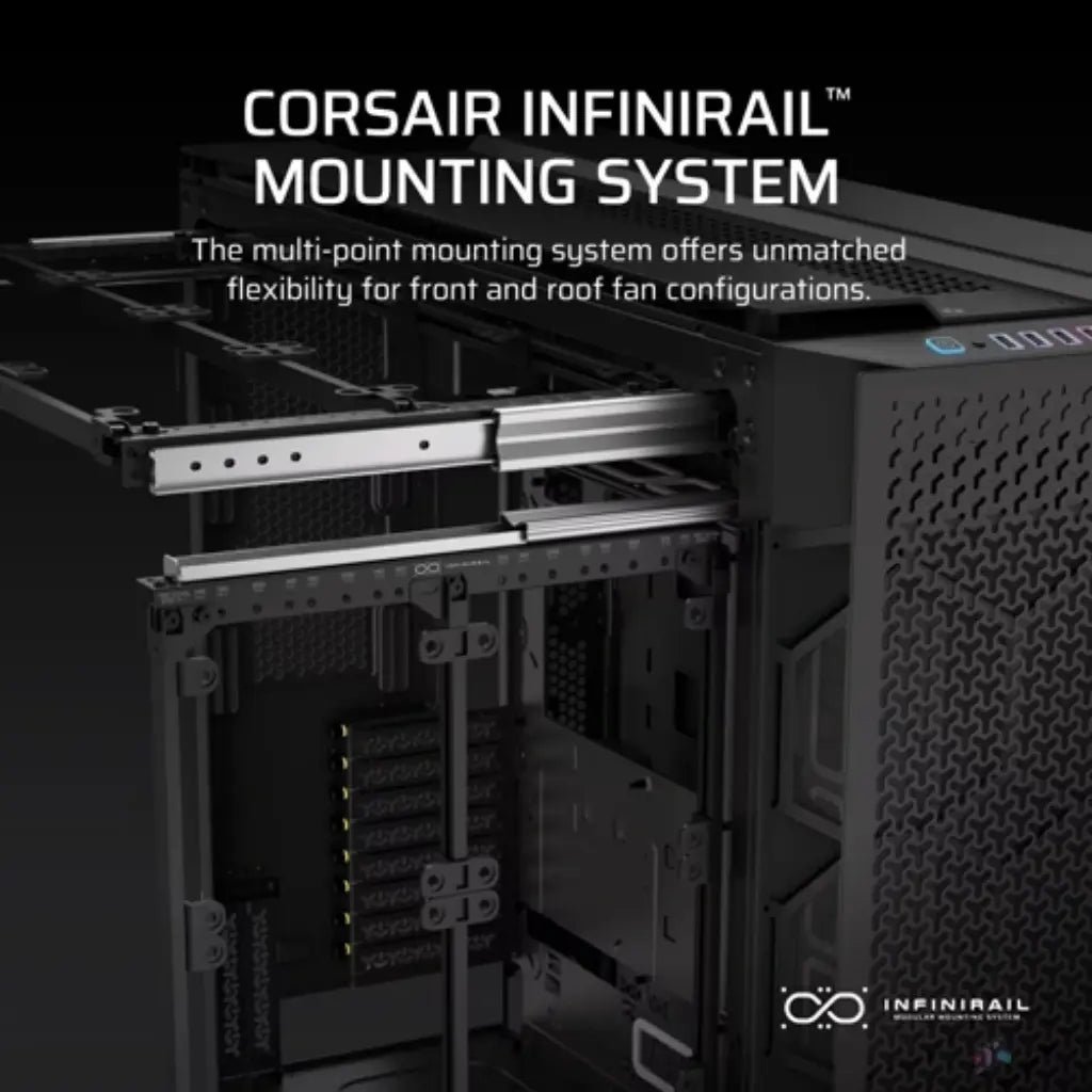 Corsair 9000D RGB Airflow Super Full Tower PC Case with Tempered Glass Side Panel