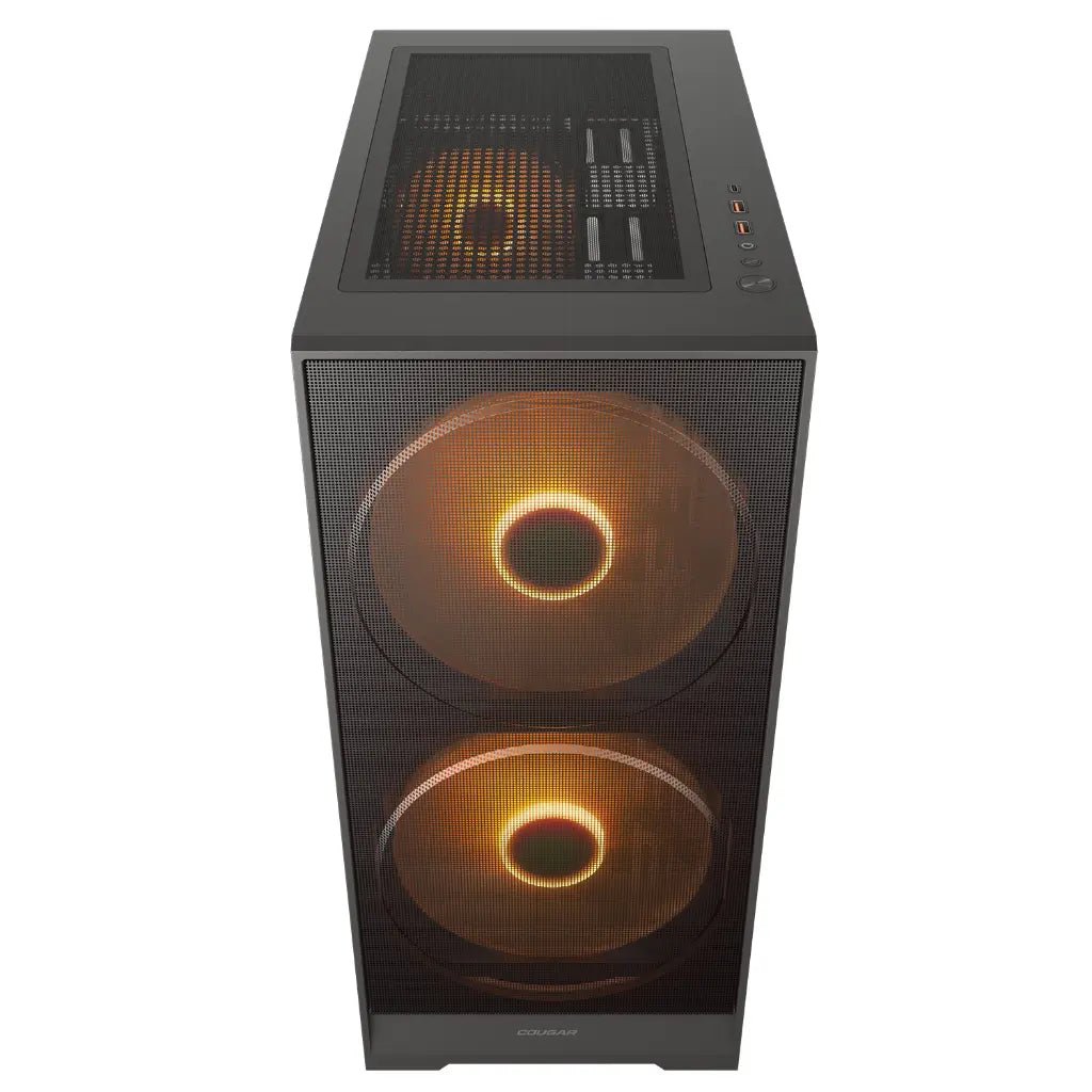 Cougar Airface 180 Mid Tower PC Case with Dual 180mm ARGB Fans and Tempered Glass Side Panel