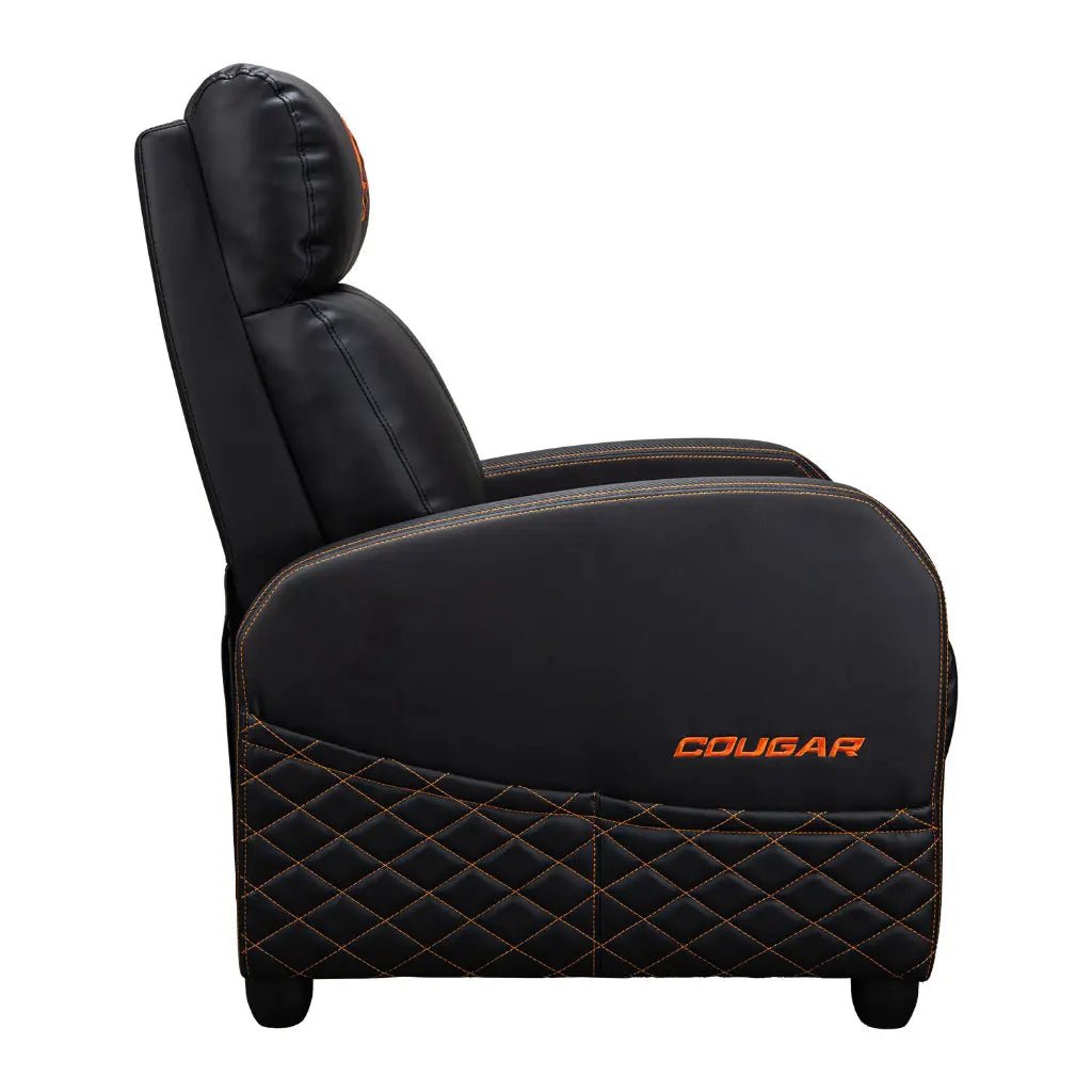 Cougar Ranger Elite Gaming Sofa Recliner with 160-Degree Adjustable Backrest and Side Storage Pocket