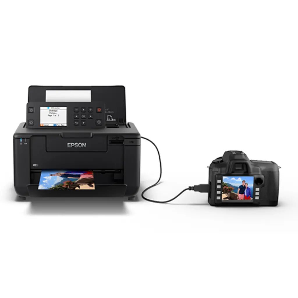 Epson PictureMate PM-520 Compact Wireless Photo Printer for High-Quality Borderless Prints