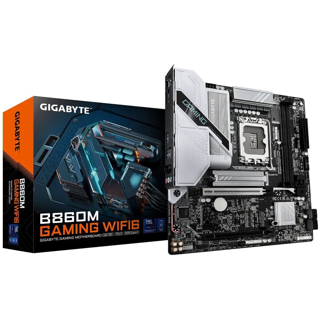 Gigabyte B860M Gaming WiFi 6 Intel LGA1851 DDR5 Micro-ATX Motherboard - High Performance Gaming Edition