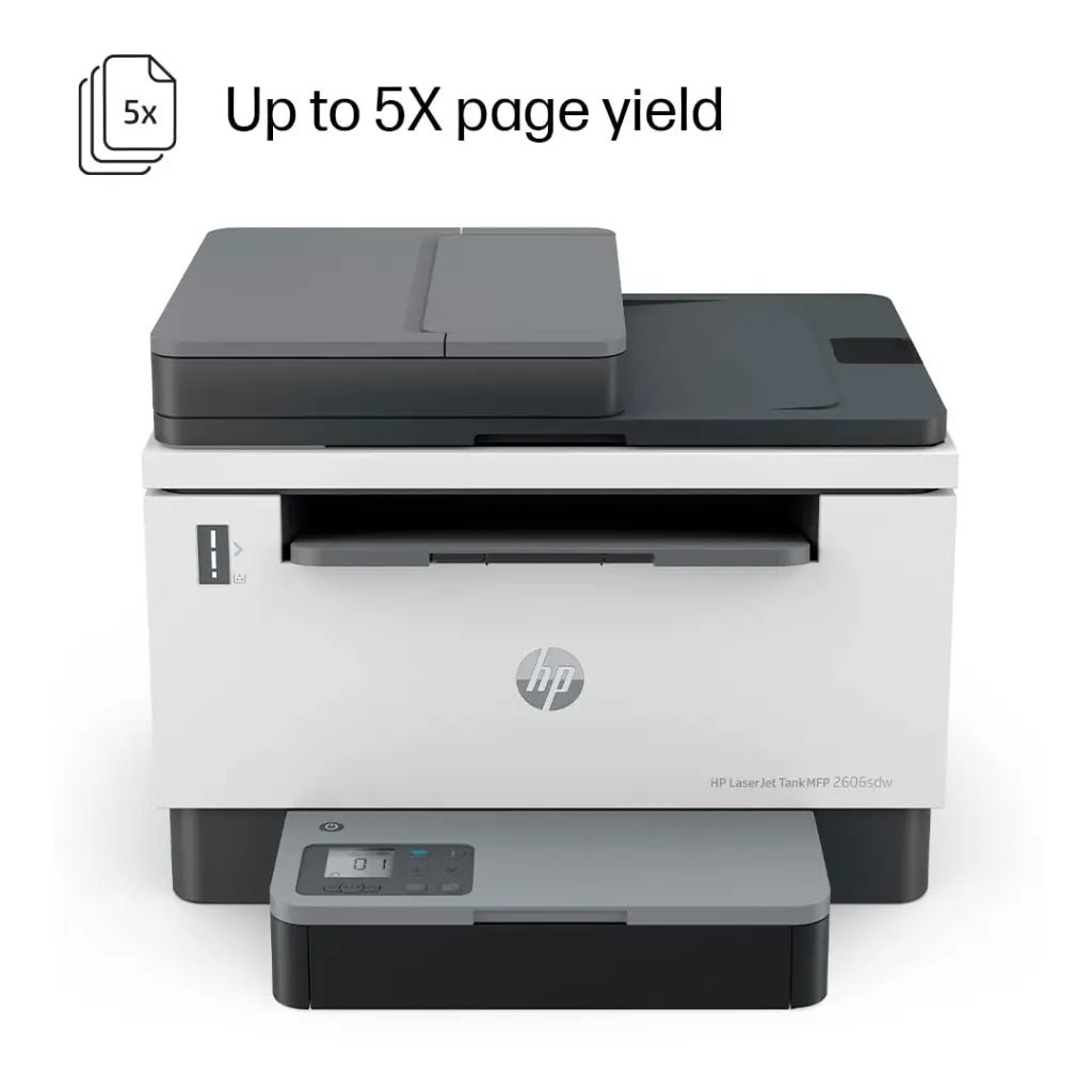 HP LaserJet Tank MFP 2606SDW Wireless Monochrome Laser Multifunction Printer with ADF and Automatic Duplex Printing