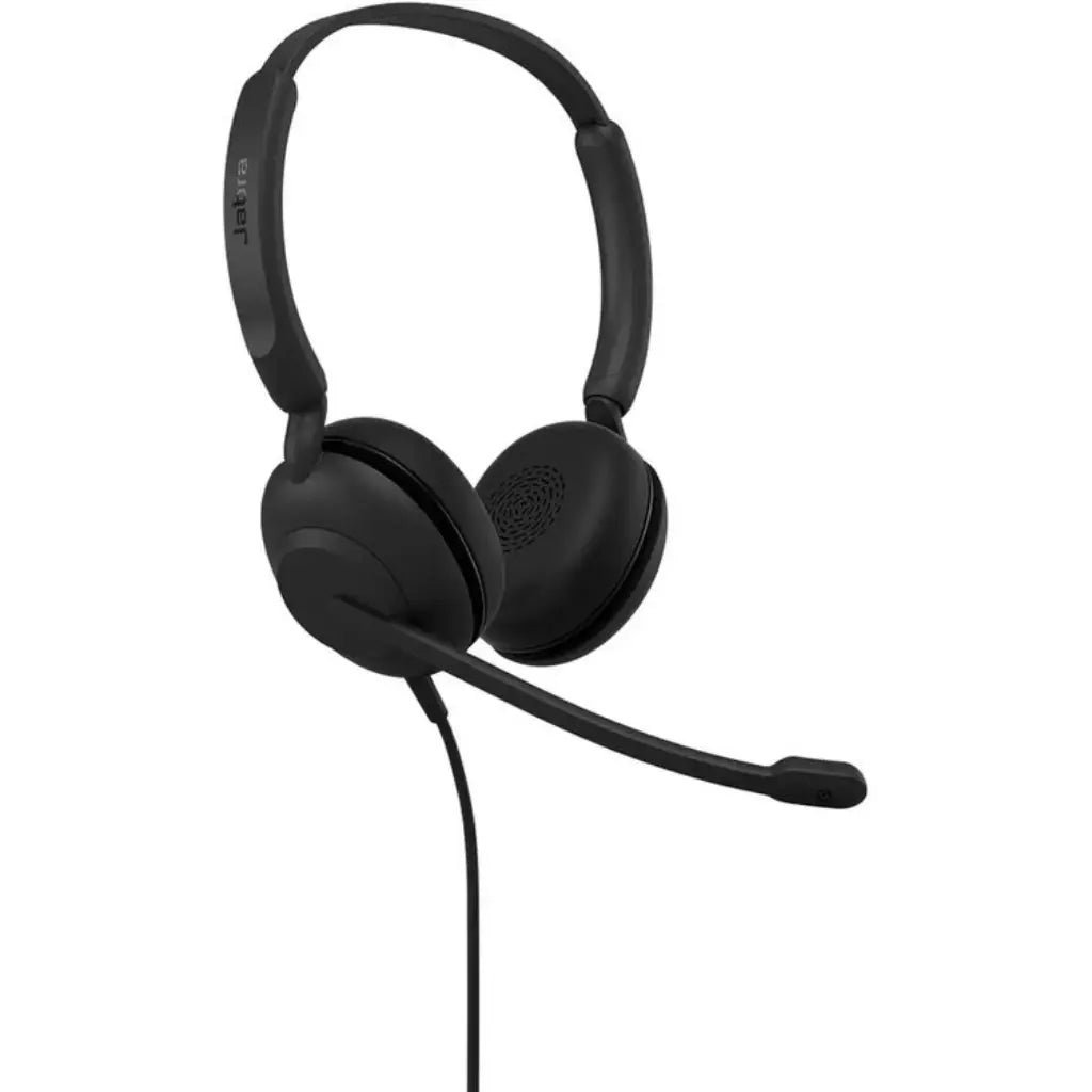 Jabra Evolve 10 Professional USB-A Stereo Wired Headset with Noise-Cancelling Boom Microphone and In-Line Controls