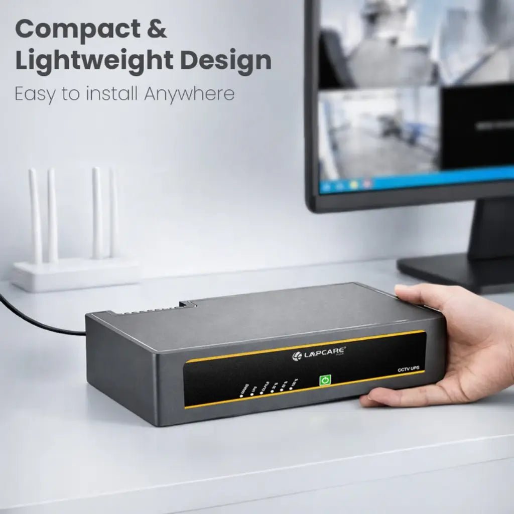 Lapcare CUB-IX 12V CCTV UPS with 5.2Ah Lithium-Ion Battery Backup (LOLCUP9959)
