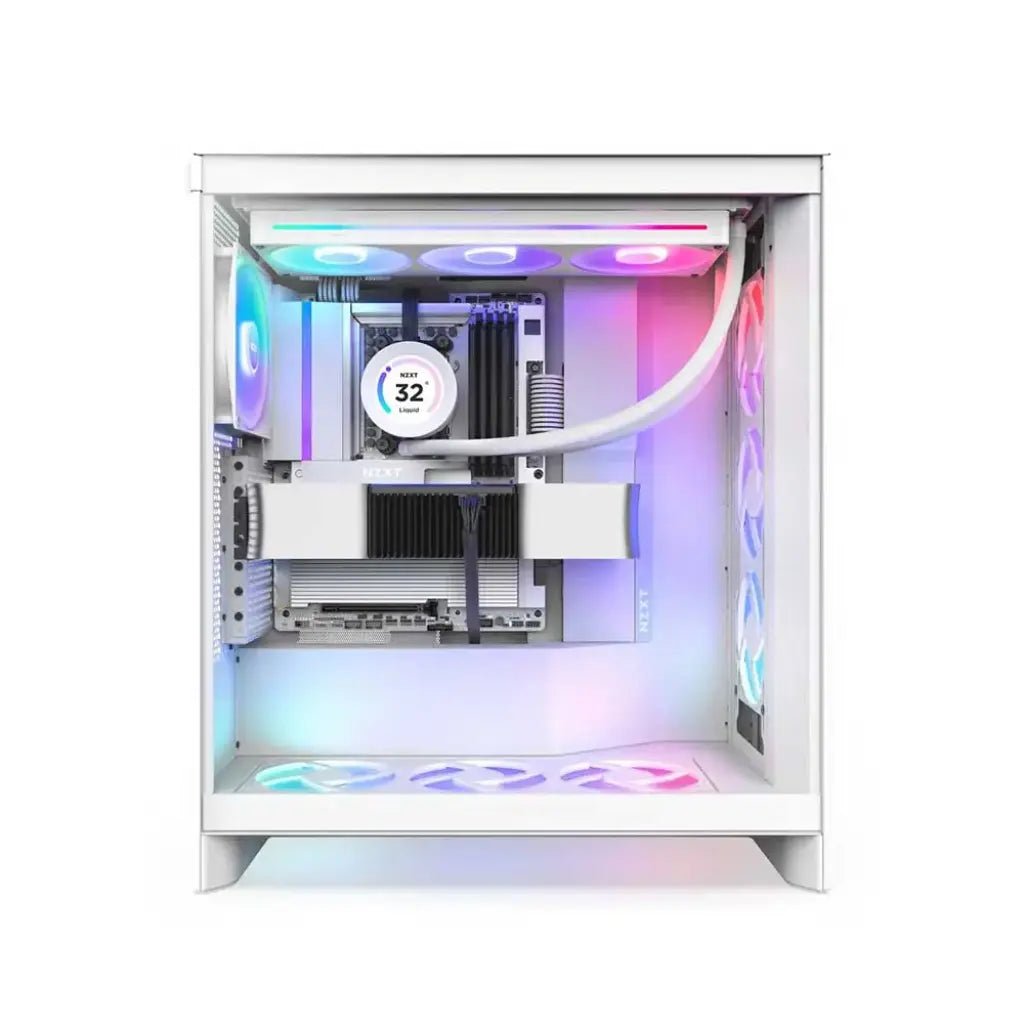NZXT N9 X870E AM5 ATX Motherboard with DDR5 Support and Wi-Fi 7 - White