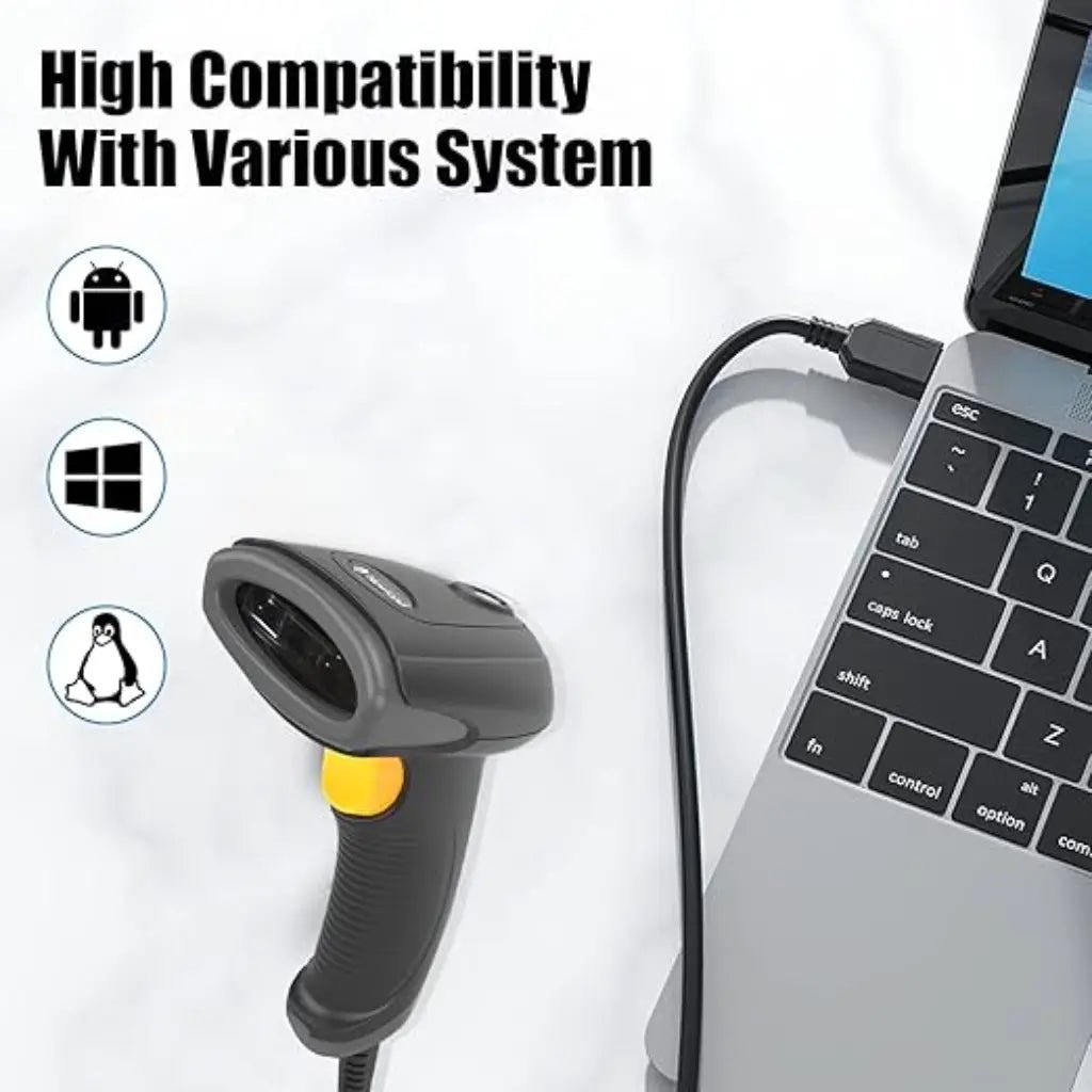Newland NLS-HR1150P-30 1D Linear Imager Handheld USB Corded Barcode Scanner