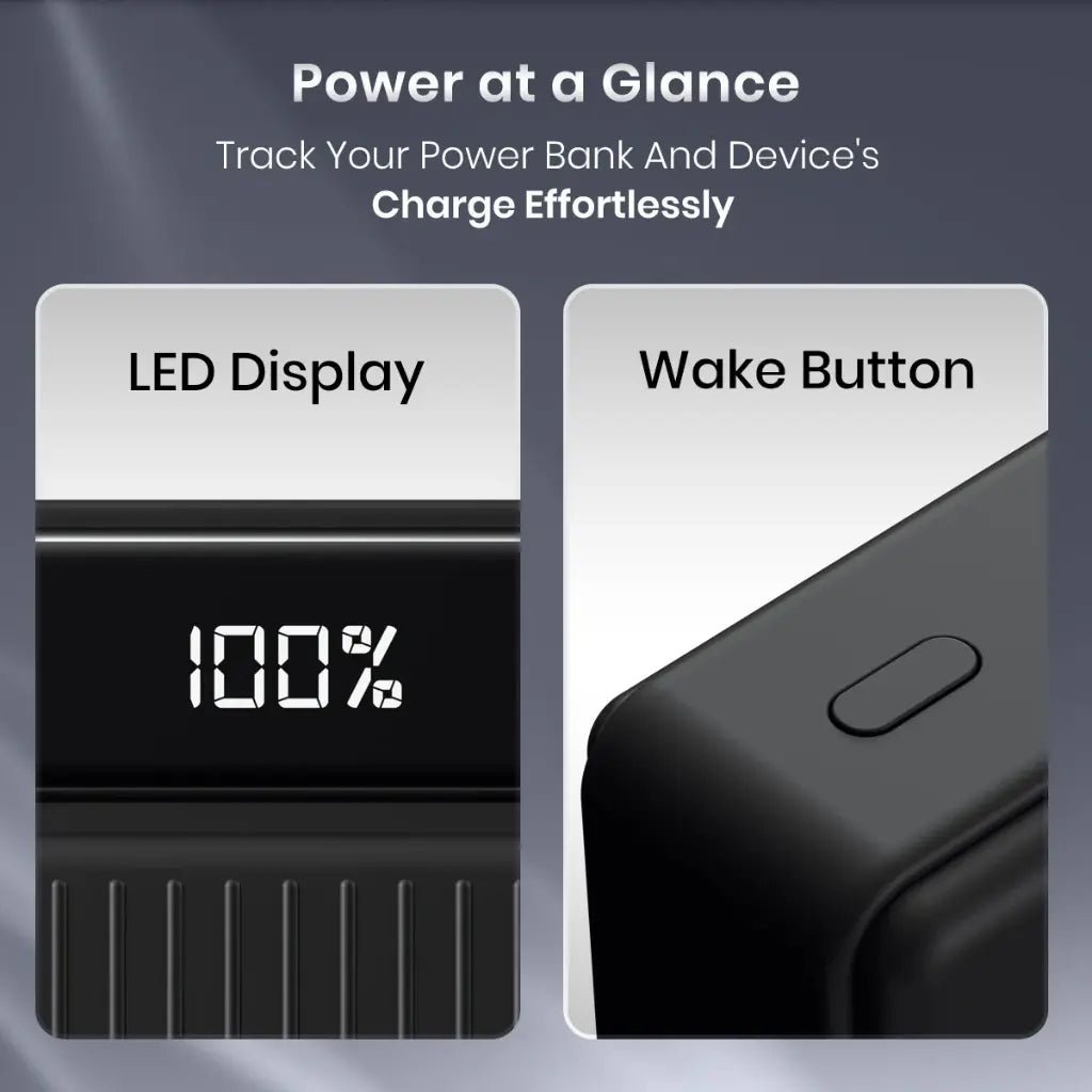 Portronics Luxcell Bind Mini 20000mAh 22W Fast Charging Power Bank (POR 2662)