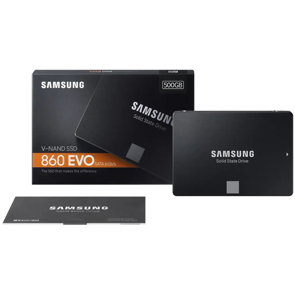 Samsung 860 EVO 500GB 2.5 Inch SATA III Internal Solid State Drive (SSD)