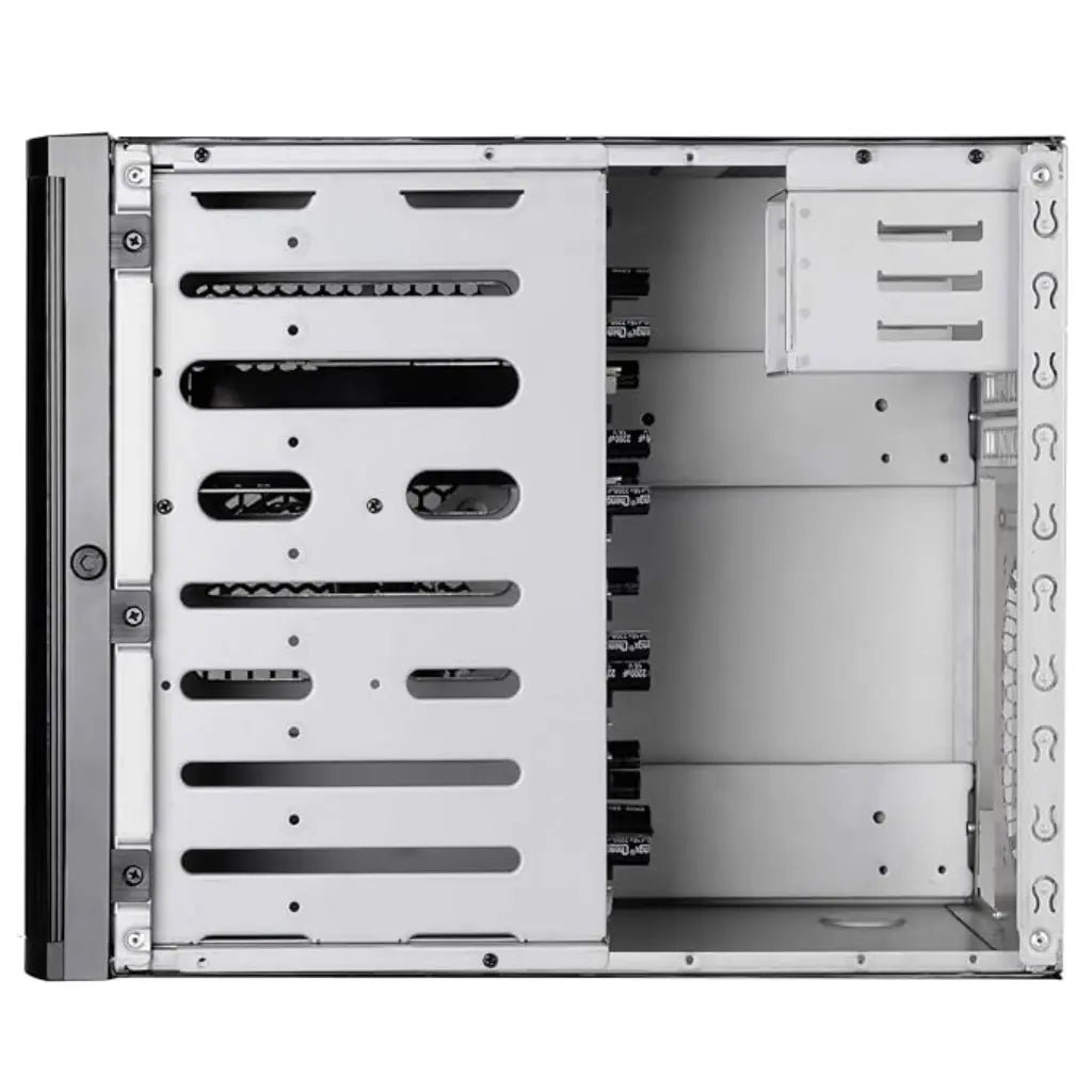 SilverStone DS380B Mini-ITX/DTX 8-Bay Hot-Swap NAS Chassis with Triple 120mm Cooling Fans
