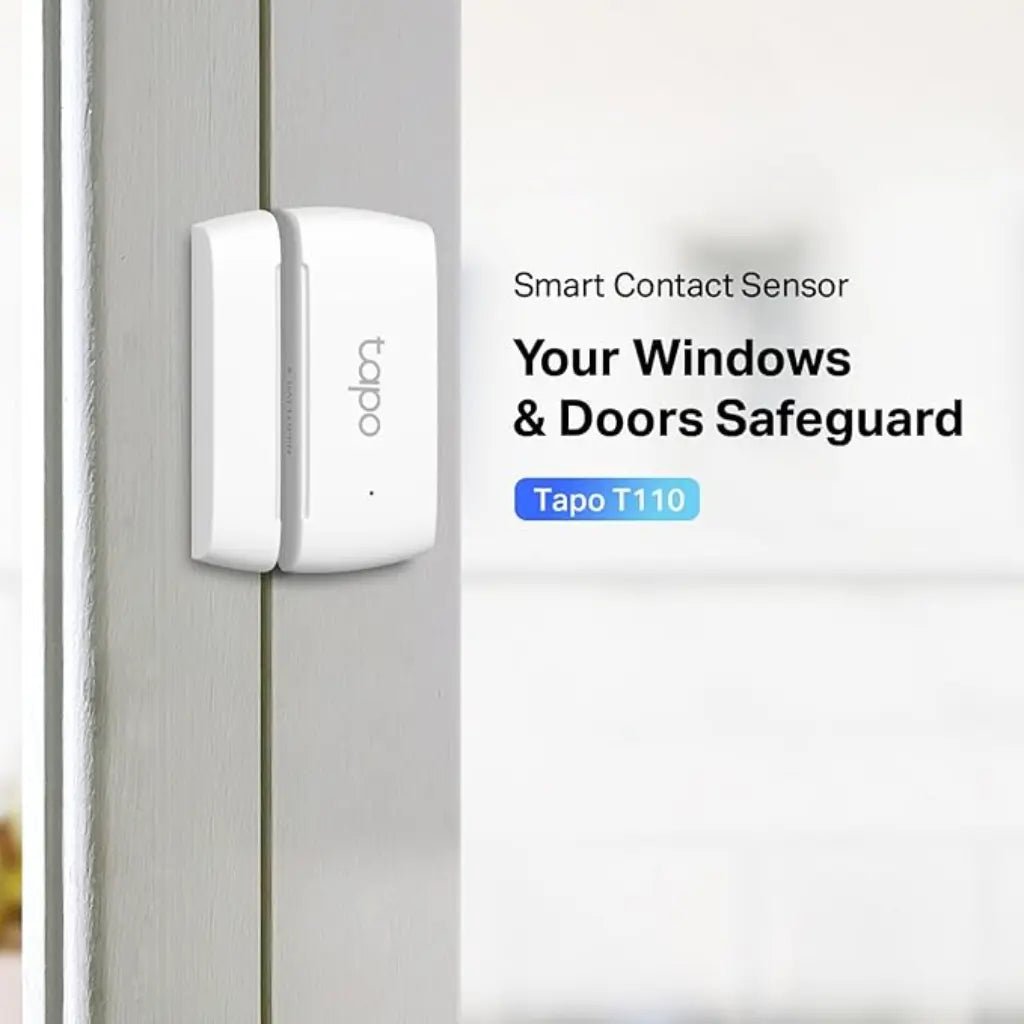 TP-Link Tapo T110 Smart Contact Sensor for Door and Window Monitoring with Real-Time Alerts and Automation