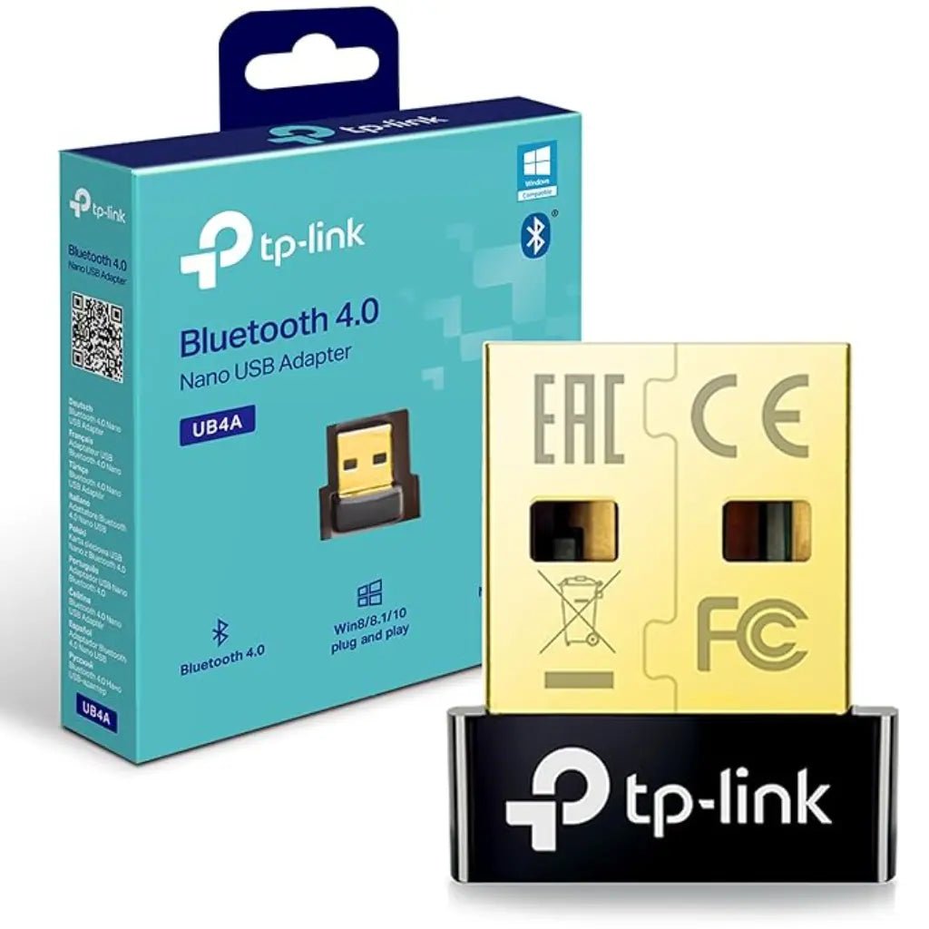 TP-Link UB4A Bluetooth 4.0 Nano USB Adapter for Laptop and Desktop - Long Range Dongle