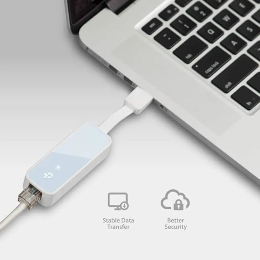 TP-Link UE200 USB 2.0 to 100Mbps Ethernet Network Adapter with Compact Foldable Cable Design