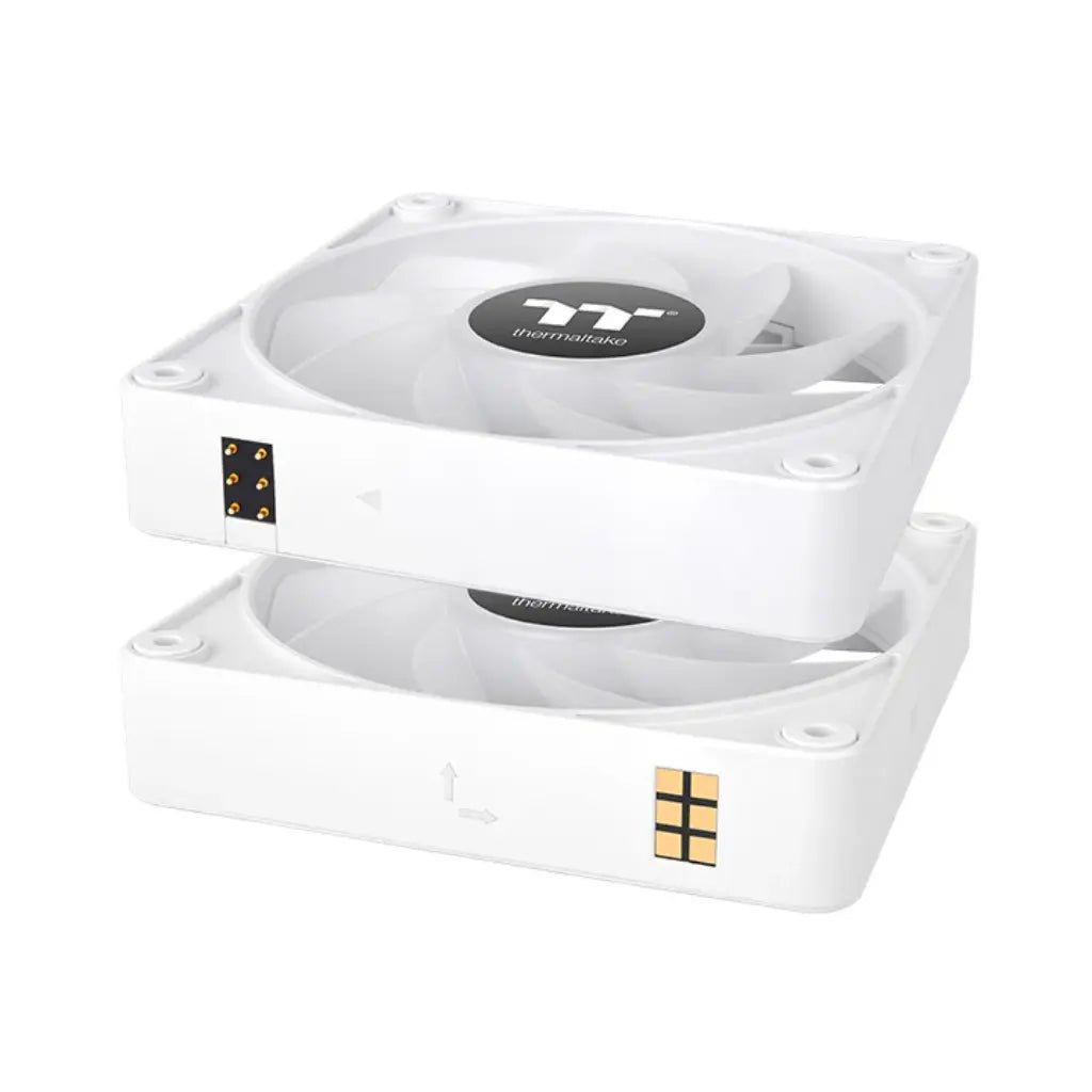 Thermaltake CT120 EX Reverse ARGB Sync 120mm PWM Cooling Fan - White 3-Pack