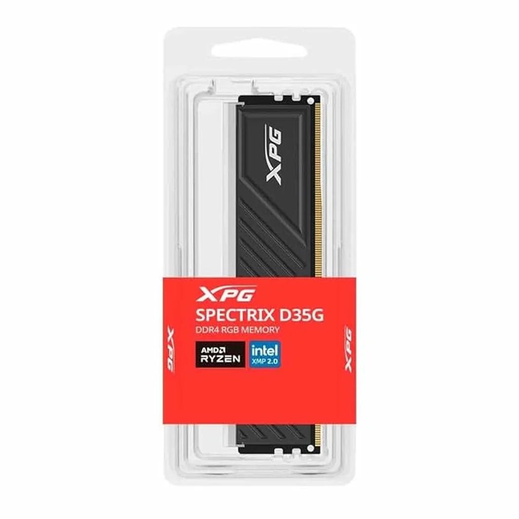 XPG SPECTRIX D35G 16GB (2x8GB) DDR4 3200MHz CL16 RGB Desktop Gaming RAM - Black