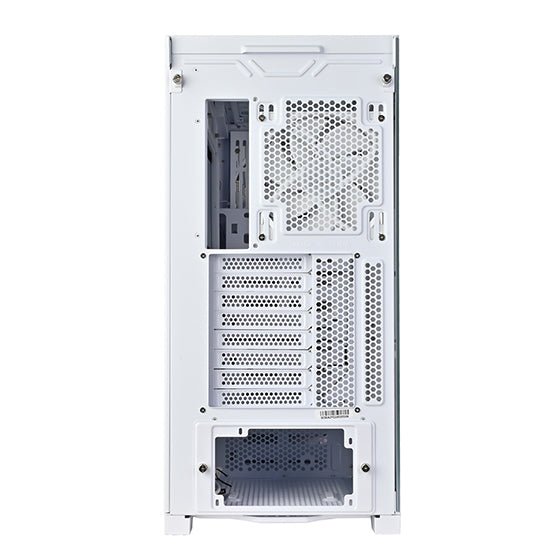 SilverStone SETA A2 ATX Mid Tower PC Case with Tempered Glass Side Panel - White and Rose Gold Edition