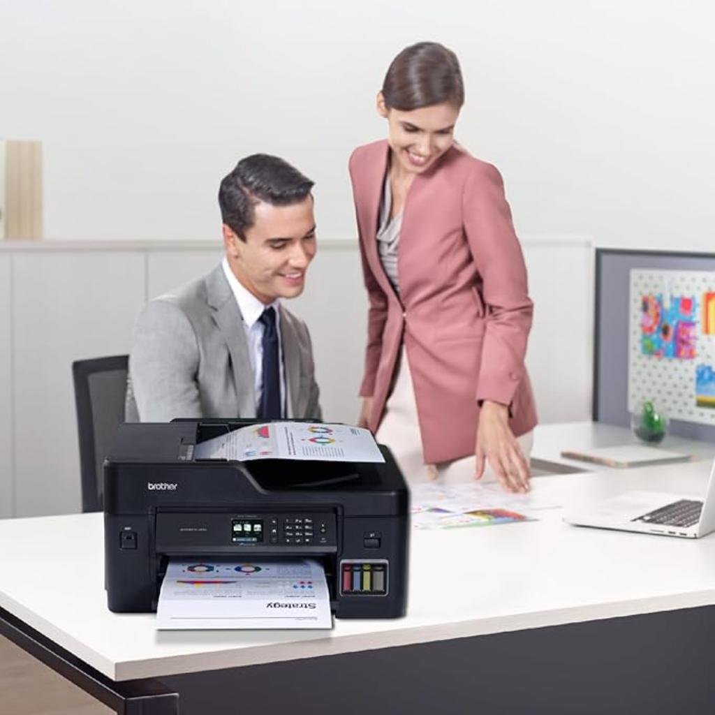 Brother MFC-T4500DW A3 Wireless Refill Ink Tank Multi-Function Printer with Automatic Document Feeder