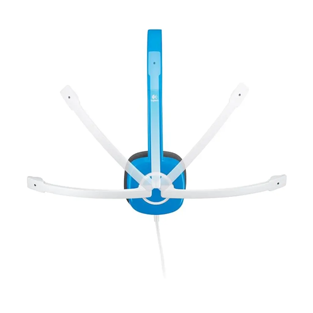 Logitech H150 Wired Stereo Headset with Noise-Cancelling Microphone and 3.5mm Jack - Blue
