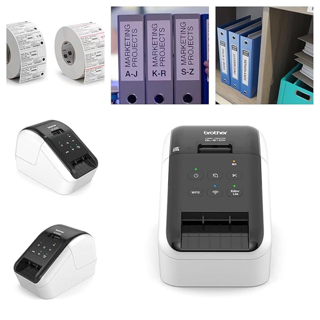 Brother QL-810W High-Speed Professional Wireless Thermal Label Printer