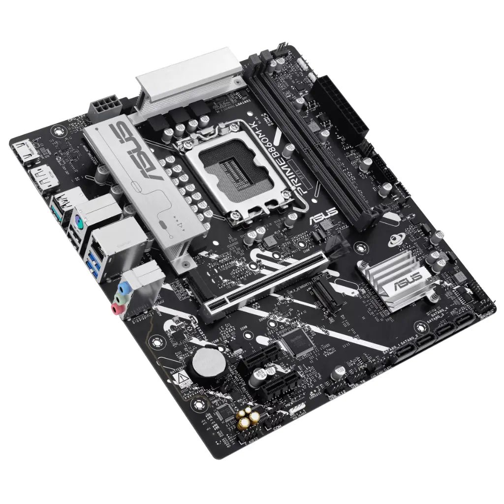 ASUS PRIME B860M-K Intel B860 Chipset LGA1851 Socket DDR5 Micro-ATX Motherboard