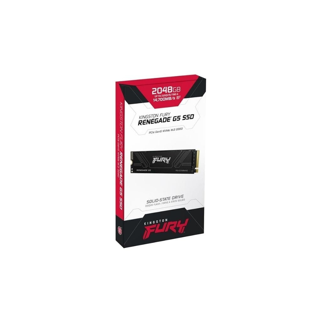 Kingston FURY Renegade G5 2TB PCIe 5.0 NVMe M.2 Internal Solid State Drive