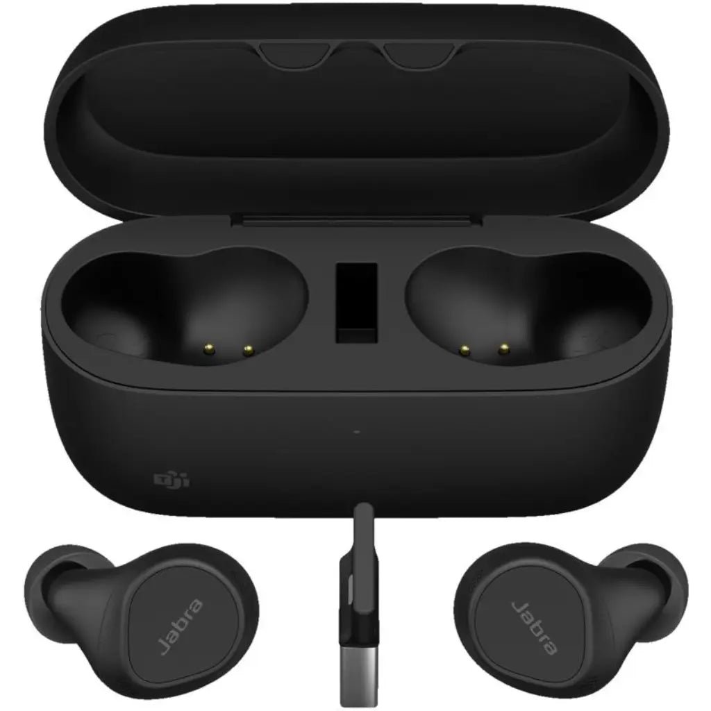 Jabra Evolve2 Buds MS USB-A True Wireless Noise-Canceling Earbuds
