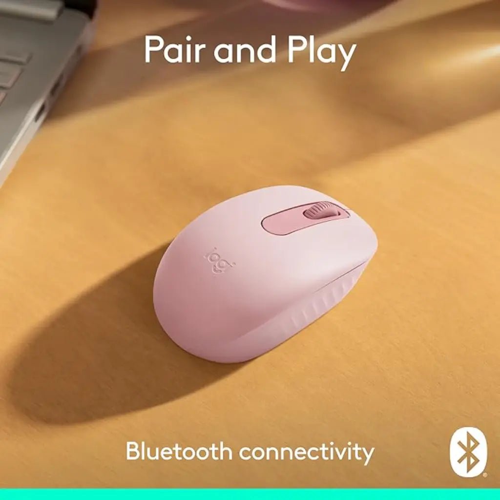 Logitech M196 Compact Bluetooth Wireless Optical Mouse - Rose