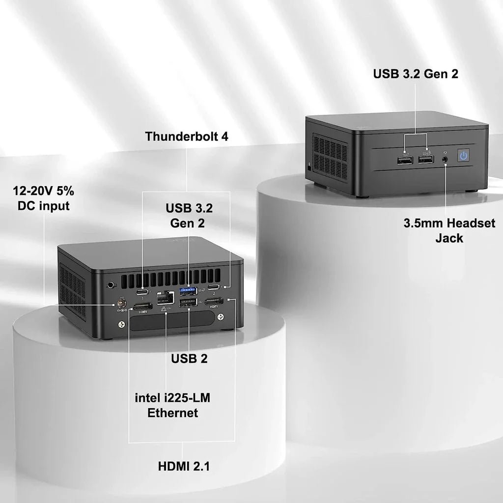 Asus Intel NUC 13 Pro Kit NUC13ANHi3 - Core i3-1315U Compact Desktop Barebone PC (No RAM/Storage)